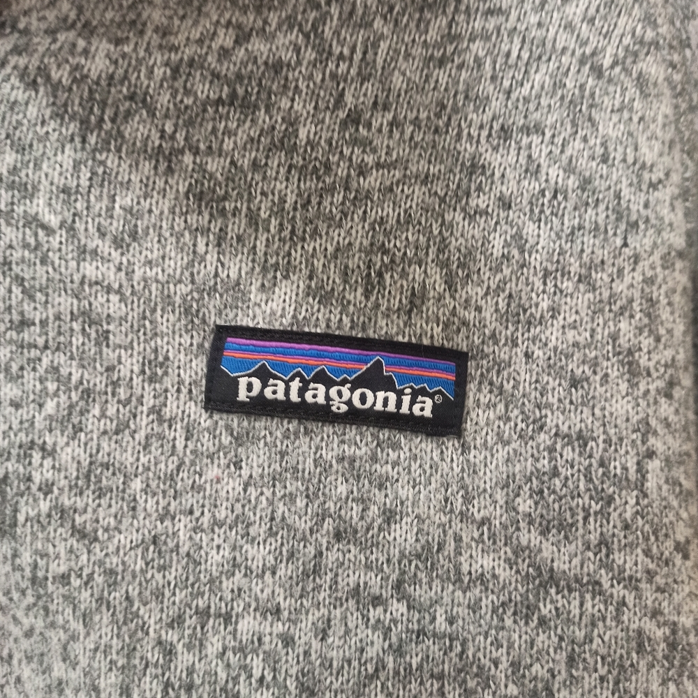 patagonia women's pullover better sweater quarter zip size medium gray color - Picture 4 of 16